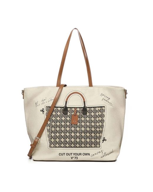 V73 Metallic Taschen Mit Logoaufdruck