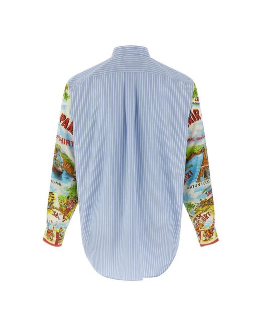 Comme des Garçons Blue Casual Shirts for men
