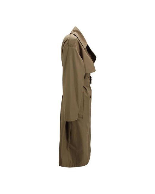 Max Mara Green Trench Coats