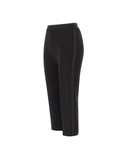 Elisabetta Franchi Black Cropped Trousers