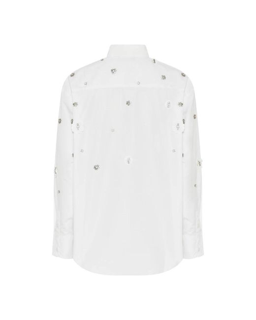Bruuns Bazaar Overhemden ,Wit ,Shirts in het White