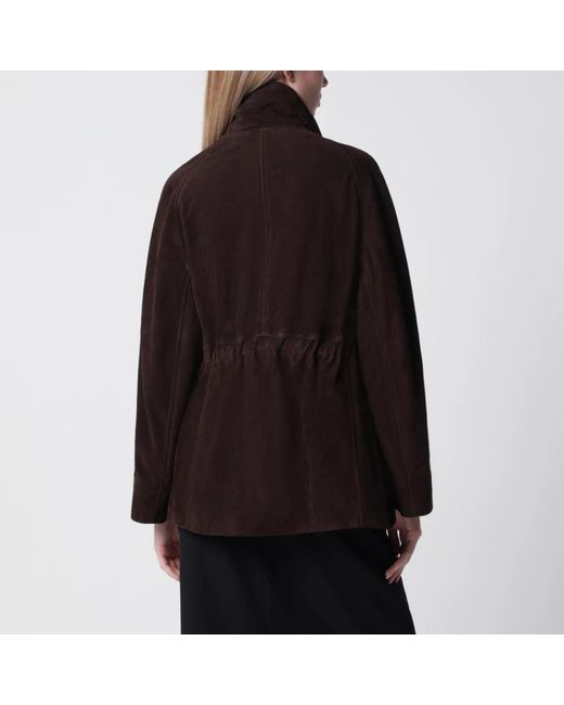 Nour Hammour Black Leather Jackets