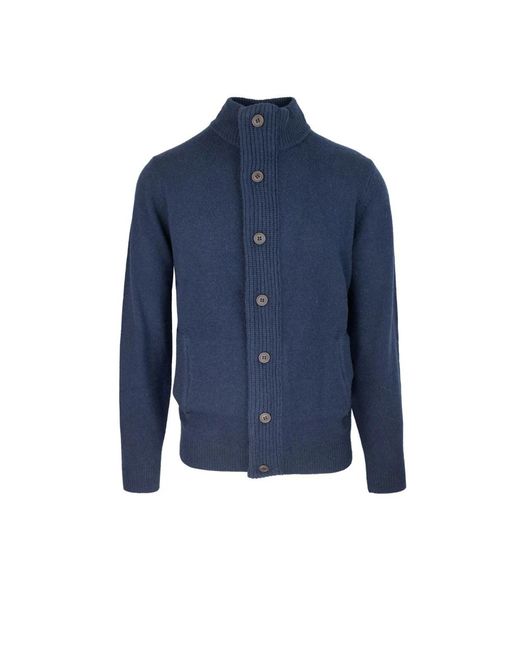 Cardigans Barbour de hombre de color Blue