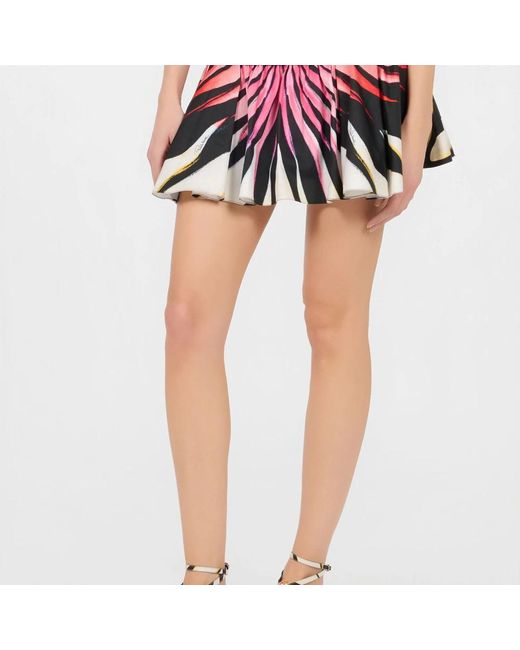 Roberto Cavalli Red Short Skirts
