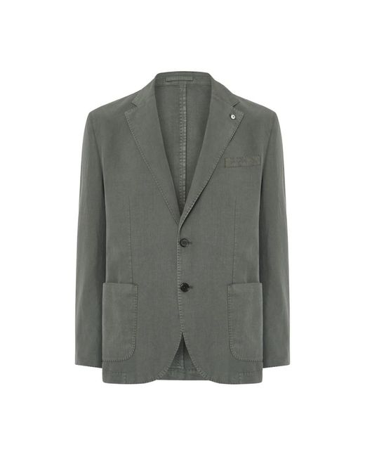 L.b.m. 1911 Gray Blazers for men
