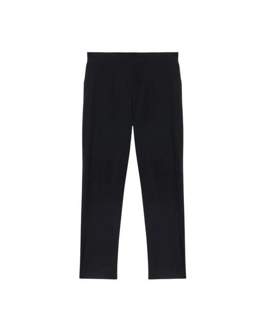 Elena Miro Blue Slim-Fit Trousers