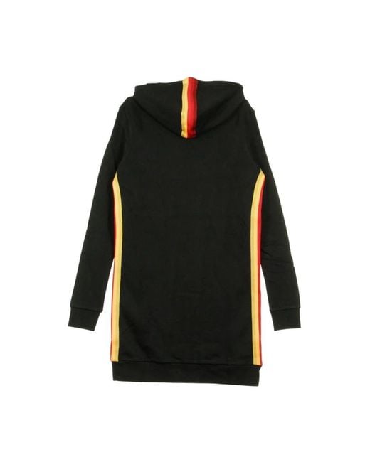 Ellesse Kleedjes ,Zwart ,Zwarte Hoodie Jurk Voor Vrouwen in het Black