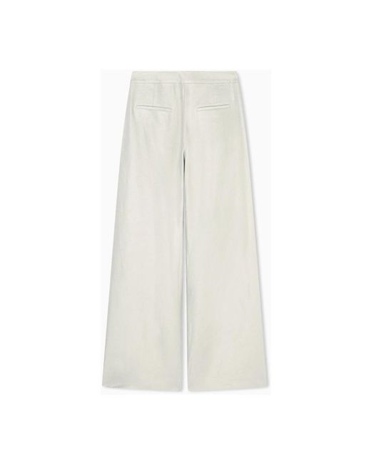 ARMANI EXCHANGE White Wide Trousers