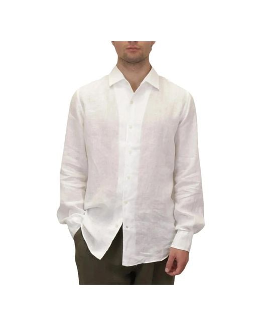 Mc2 Saint Barth White Casual Shirts for men