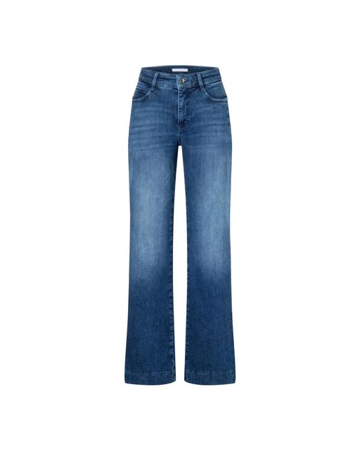 Wide Jeans M·a·c de color Blue