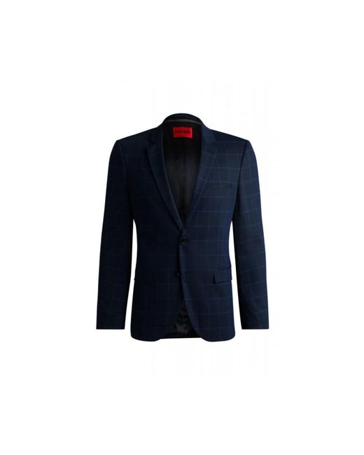 HUGO Jassen ,Blauw ,Wol Arti 232X Blazer in het Blue voor heren