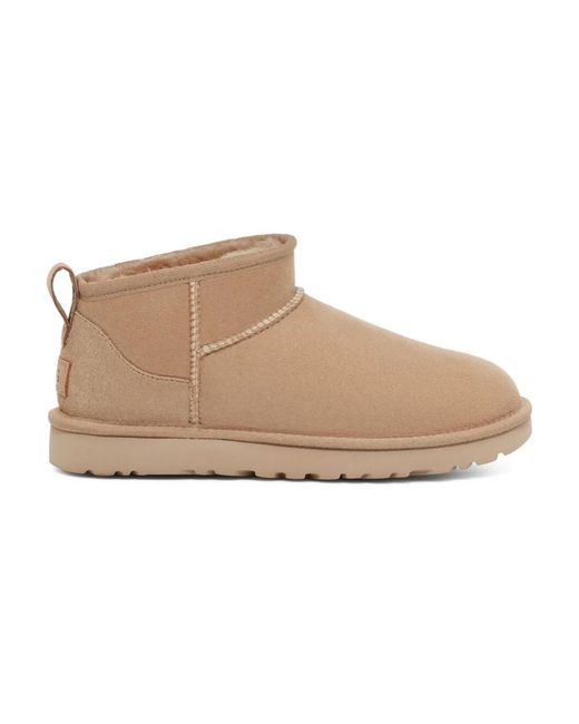Ugg Schoenen ,Wol Classic Ultra Mini in het Natural
