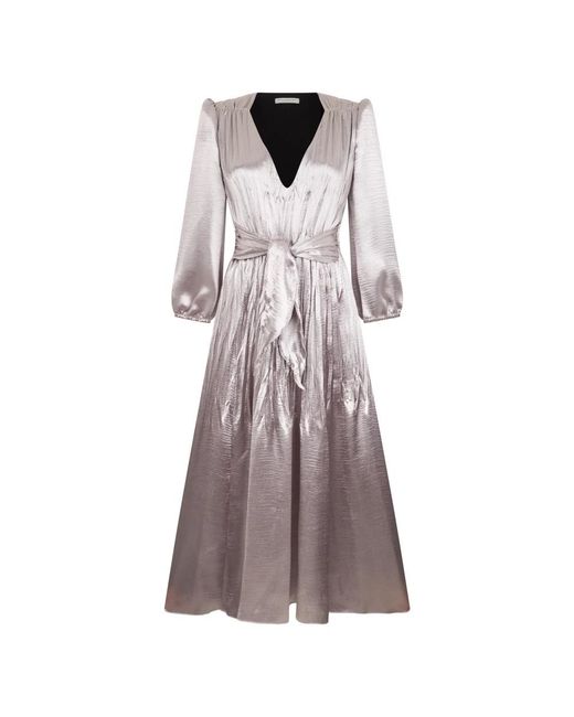 Philosophy Di Lorenzo Serafini Brown Party Dresses