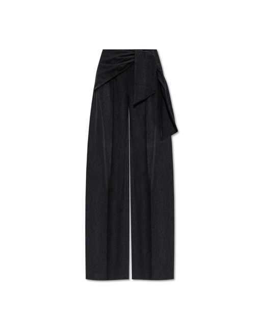 Max Mara Wollen Broek Arsenio in het Black