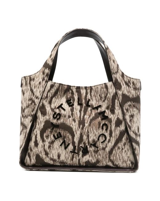Stella McCartney Brown Shopping Bags