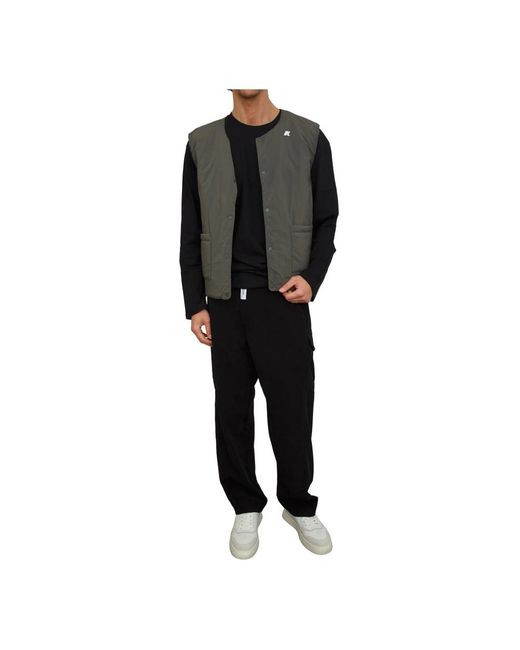 Vests K-Way de hombre de color Black