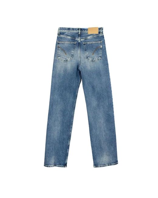 Dondup Blue Straight Jeans