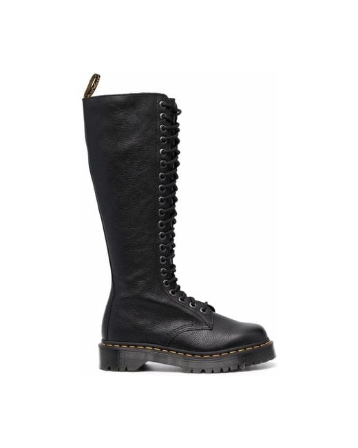 Dr. Martens Black Lace-Up Boots