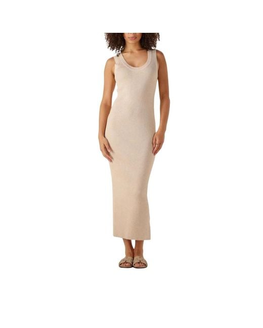 Ydence Natural Gestricktes Kleid Ariel