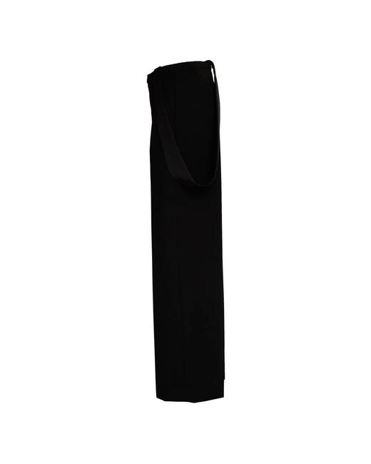 Dondup Black Wide Trousers