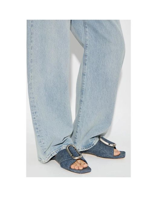 Marc Jacobs Denim Pop J Marc Sandal in het Blue