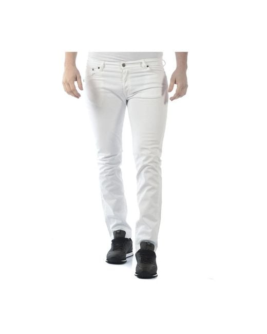 Daniele Alessandrini Gray Slim Fit Jeans for men