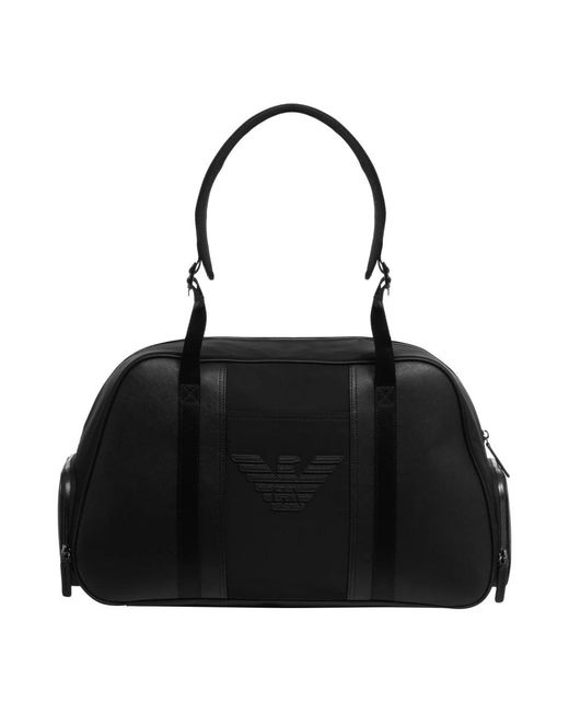 Emporio Armani Black Weekend Bags for men
