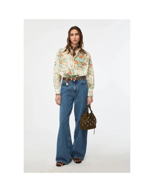 iBlues Blue Wide Jeans