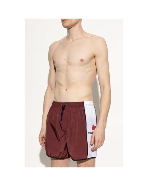 DSquared² Red Beachwear for men
