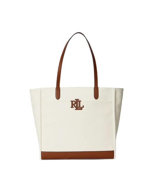 Ralph Lauren White Tote Bags