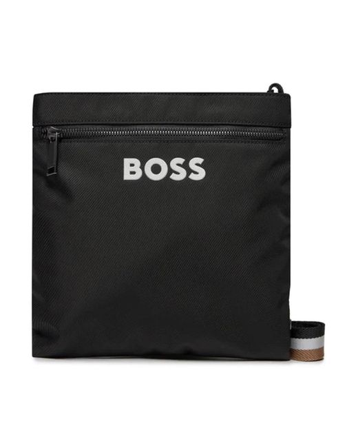 HUGO Schwarze umhängetasche catch 3.0 in Black für Herren