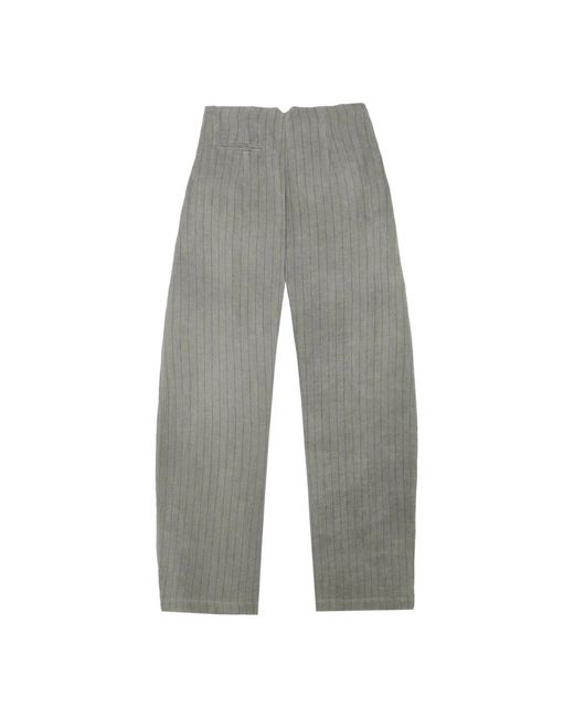 Cortana Gray Tapered Trousers