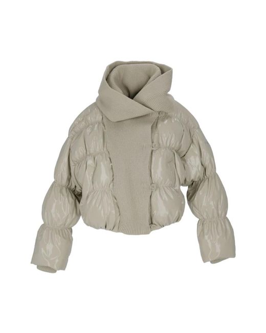DIESEL Gray Winter Jackets