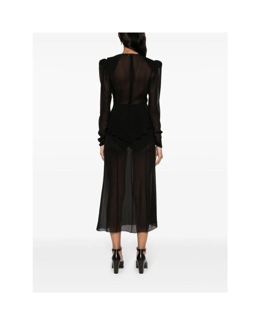 Alessandra Rich Black Midi Dresses