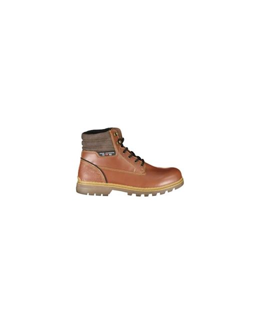 Carrera Brown Lace-Up Boots for men