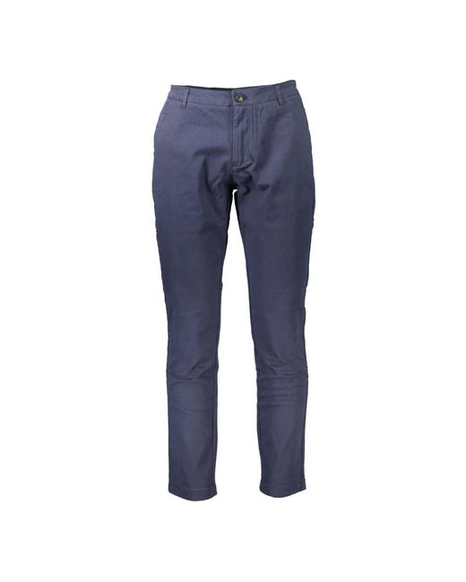La Martina Blue Chinos for men