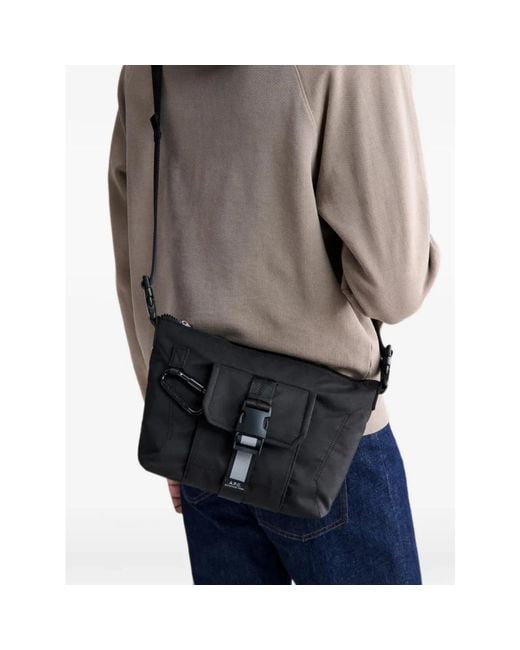 A.P.C. Trek Satchel in het Black voor heren