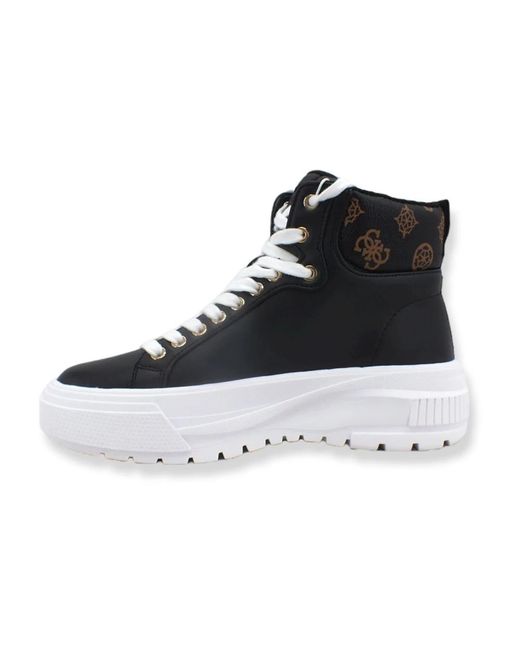 Guess Black Earla2 Platform Sneaker