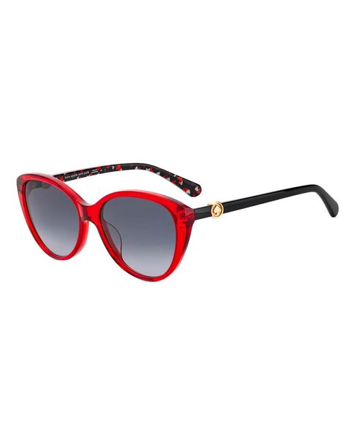 Rojo/gris sombreado gafas de sol visalia Kate Spade de color Red