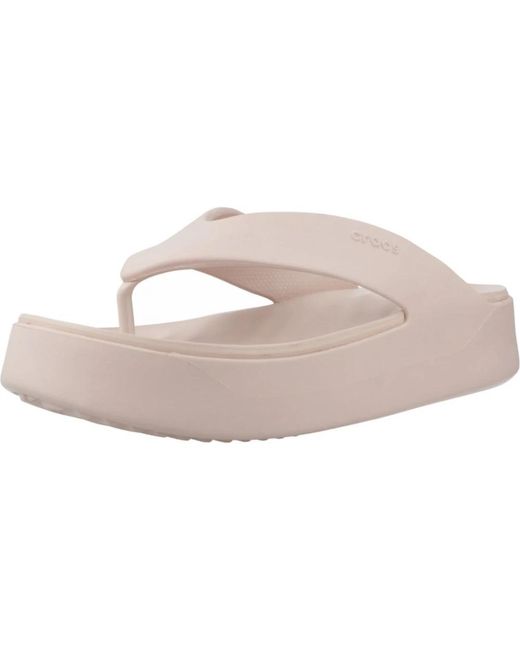CROCSTM Schoenen ,Roze ,Platform Flip Flops Voor Getaway in het Pink