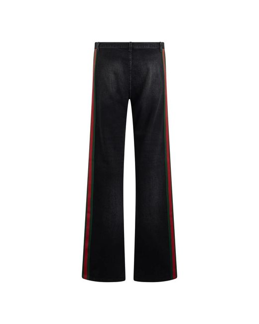 Gucci Black Wide Jeans for men