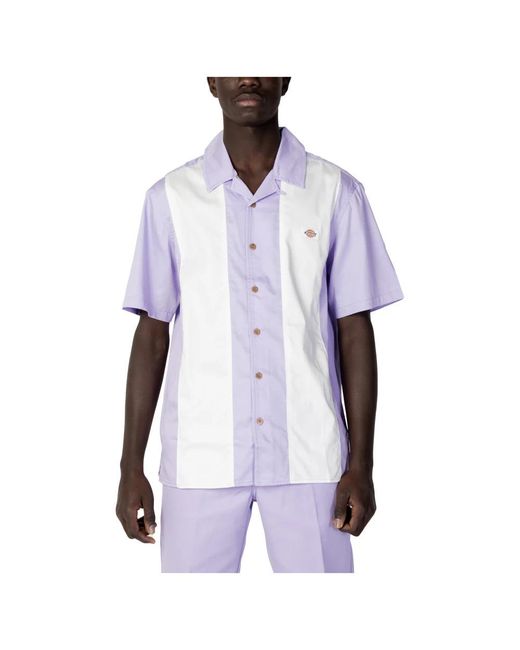 Dickies Purple Short Sleeve Shirts for men