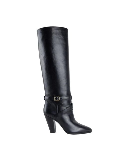 Céline Black Heeled Boots