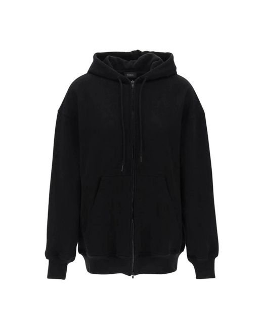 Wardrobe NYC Black Schwarzer zip-up hoodie