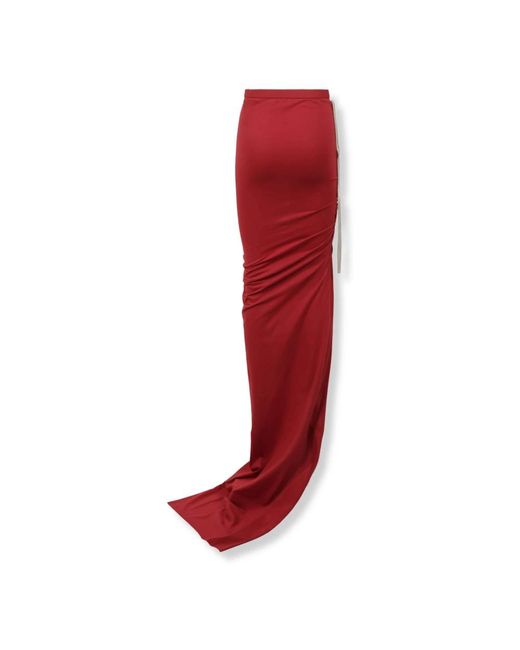 Moncler Red Maxi Skirts