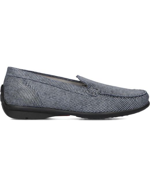 Waldläufer Blue Blaue Leder Mokassins Modell 431000