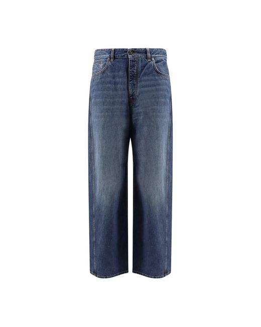 Givenchy Blaue Jeans Metallknopfverschluss Italien in Blue für Herren