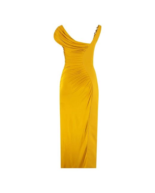 Gowns Versace en coloris Yellow