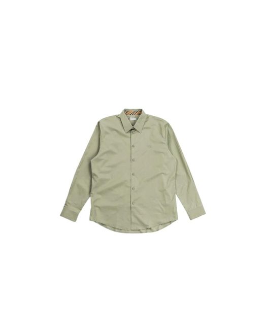 Casual Shirts di Burberry in Green da Uomo