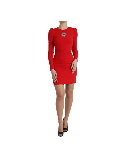 Maxi dresses Dolce & Gabbana de color Red
